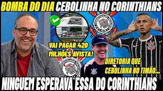 VESSONI SOLTOU A BOMBA DO CORINTHIANS ! QUITAÇÃO DA ARENA E CONTRATAÇÃO DE CEBOLINHA NO TIMÃOS