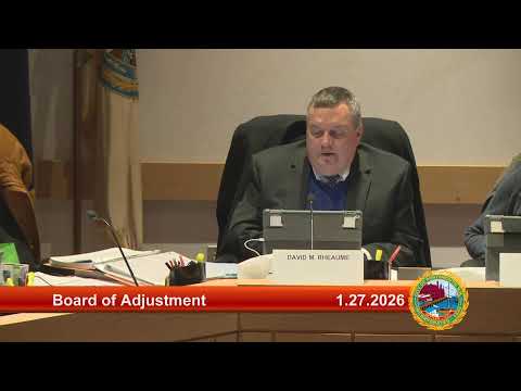 1.27.2026 Board of Adjustment