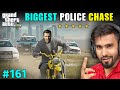 BIGGEST POLICE CHASE IN THE CITY GTA 5 GAMEPLAY 161