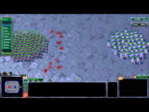 100 Marines vs 50 Zealots