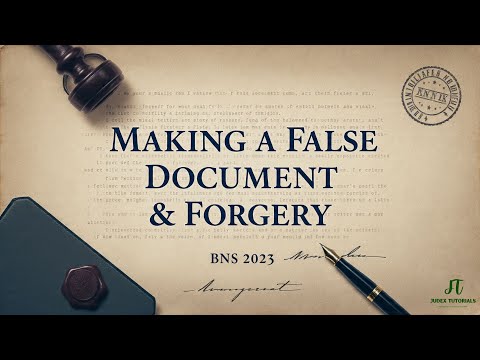 Forgery & False Documents [Section 440-465 BNS] Complete Concept Explained
