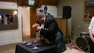 The Definitive Address to a Haggis in Edinburgh Castle