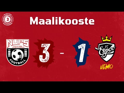 Maalikooste: NuPS - FC Espoo X Heimo I Miesten Kolmonen 2025