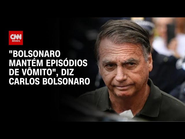 Carlos diz que Bolsonaro soluça dormindo: "Jamais o vi como está" | BASTIDORES CNN