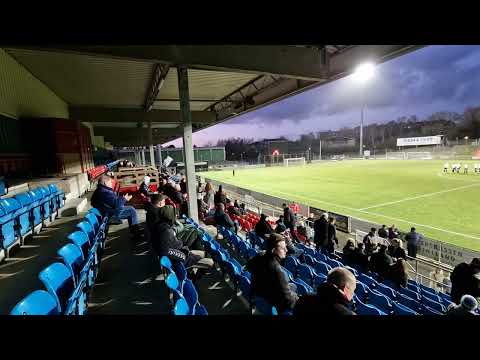 Slagelse B&I - B 1908 Amager spillerne kommer inn på banen i Slagelse 22.03.2024