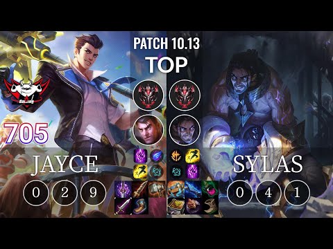 JDG 705 Jayce vs Sylas Top - KR Patch 10.13