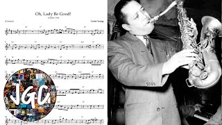 Lester Young - Oh, Lady Be Good! || Transcription
