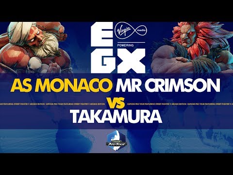 AS Monaco Mister Crimson (Dhalsim) vs Takamua (Akuma) - EU Finals 2019 Top 8 - CPT 2019