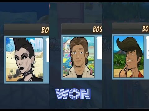 Mad skills BMX 2 Boss battle with Liz, Caine and Deuce