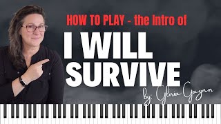 How to Play: I Will Survive Intro and Chords - Glee, Gloria Gaynor
