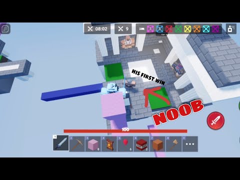 I GAVE A NOOB THERE FIRST WIN!