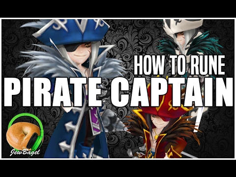 SUMMONERS WAR : How to rune PIRATE CAPTAIN (Galleon, Frigate, Brig, Barque, Carrack)