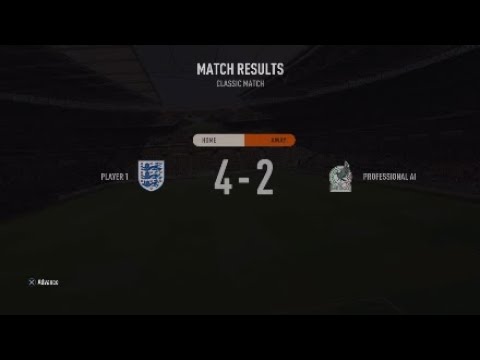 4-2 England vs Mexico!!!* Full game & cutscenes