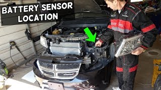 DODGE JOURNEY BATTERY SENSOR LOCATION REPLACEMENT  FIAT FREEMONT