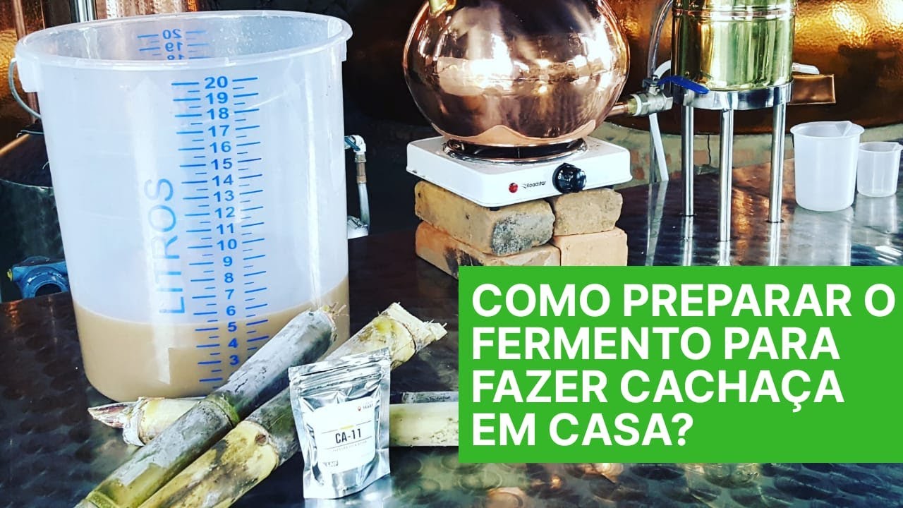 Como preparar o fermento para fazer Cachaça em casa? (passo a passo)