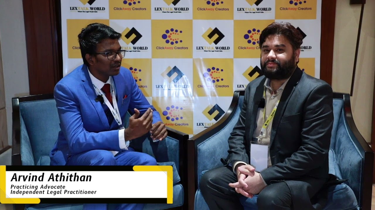 Arvind Athithan sharing his thoughts on the LexTalk World Conference, Dubai 2022