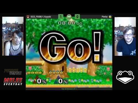 HTL #4 Top 48 Winners R1 - SEED_POORLY | Kuyashi (Marth, Green Sheik) vs Pleeba (Blue Sheik)
