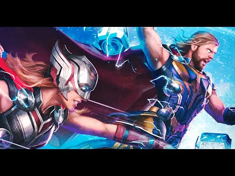 Rank 4 OG Thor & Thor (Jane Foster) M Size HP Pool Damage Comparison - Marvel Contest Of Champions
