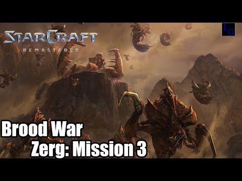 MASS INFESTED COMMAND CENTERS!? | StarCraft: Remastered - Brood War Zerg Mission 3 SC1 SC:R