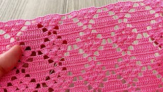 🩷Extraordinary Crochet Tile Pattern🩷 How to Make a Pattern for a Blouse or Runner