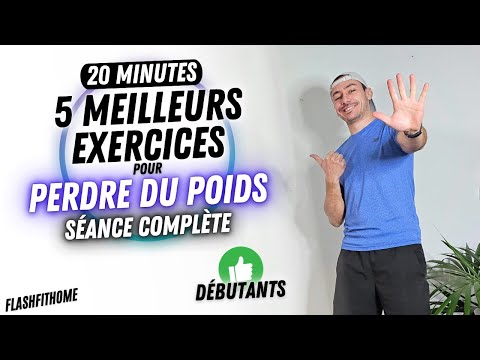5 EXERCISES to LOSE WEIGHT: COMPLETE Video Session (20 Min) 🔥 Maxime CABURET - FlashFitHome