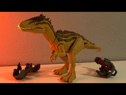 Распаковка динозавра от Mattel Кархародонтозавр