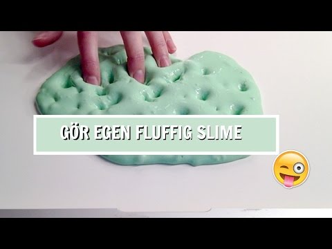 Gör egen fluffig slime!
