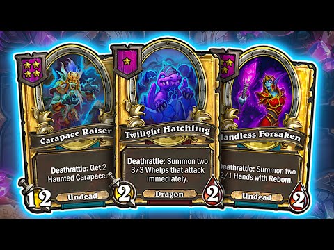 This Undead + Dragon Strategy is AMAZING! | Hearthstone Battlegrounds