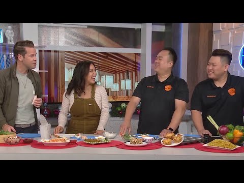 Elevated holiday appetizers with an Asian flair