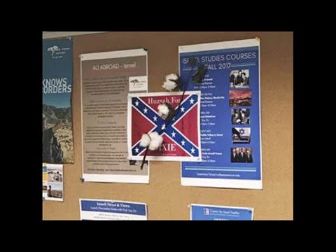 American University Finds Confederate Flag Signs Posted After Anti-Racist Presentation