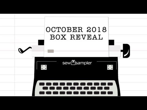 Fat Quarter Shop's "Sew Sampler" Monthly Subscription Quilting Box - October 2018
