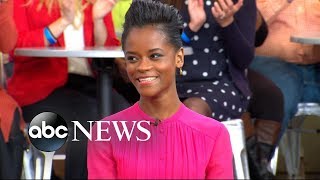 Letitia Wright inspires the next generation of superheroes video