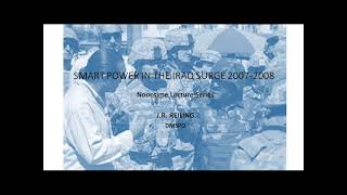 Smart Power in the Iraq surge, effectiveness, what is smart power