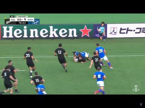 Tj Perenara unbelievable try vs Namibia