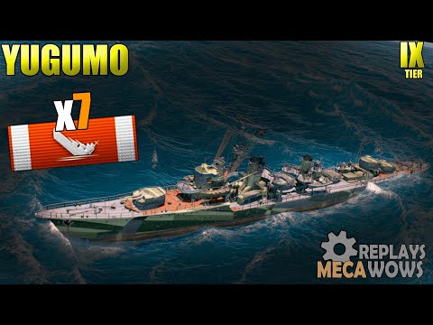 Yūgumo 7 Kills & 104k Damage | World of Warships Gameplay 4k