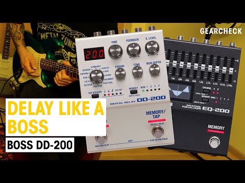 New Boss Series 200 Pedals | DD-200 & EQ-200 | Thomann