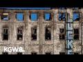 Officials: 'High likelihood' of human remains in burned-out Centennial Mills building