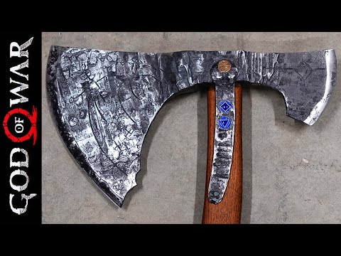 Forging Kratos' LEVIATHAN AXE from FORKLIFT FORK