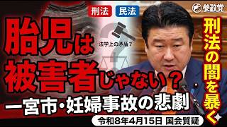 【参政党】和田政宗が震えた法務省の冷酷答弁。明治から続く刑法の「恐ろしい矛盾」…
