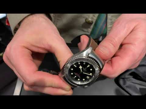 Tudor Black Bay P01 Lünette mit Blockiervorrichtung