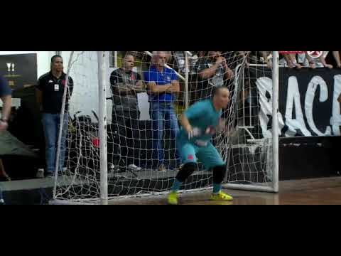 Gol na final pelo Campeonato Carioca de Futsal 2021.