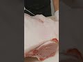 Trimming the fat off of the pork loin! 🐖 #shorts
