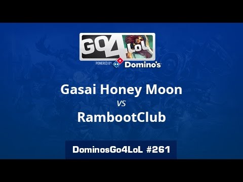 Gasai Honey Moon vs. RambootClub - Cuartos - Domino's Go4LoL #261