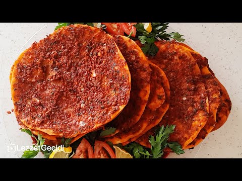 Lahmacun Nasıl Yapılır - EVDE BOL MALZEMELİ TARİF