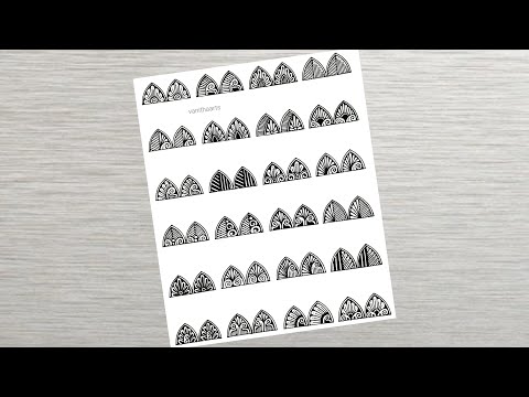 30 Mandala Petal Patterns Mandala Patterns for Beginners step by step Part 2 mandala patterns