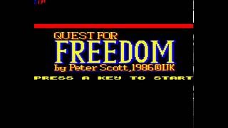 Quest For Freedom by IJK Software on the Acorn Electron