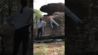 Video thumbnail of Fácil imposible, 6c. Albarracín