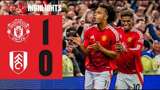 DEBUT GOAL FOR ZIRKZEE! ???? | Man Utd 1-0 Fulham | Premier League