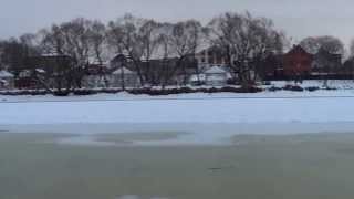 preview picture of video 'Река Десна зимой \ Троицк  Desna River in winter \ Troitsk'