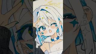 ⚡️毎日アナログ原画制作チャレンジ中！✍🏻 #アナログイラスト #drawing #animeart  #shorts